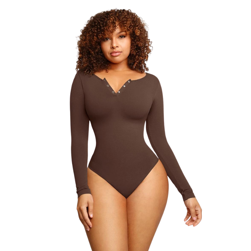 Long Sleeve Button Bodysuit